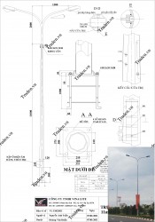 Trụ Đèn Chiếu Sáng BG 11m