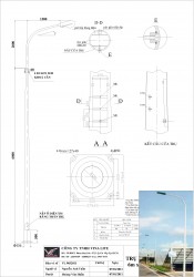 Trụ Đèn Tròn Côn 6m