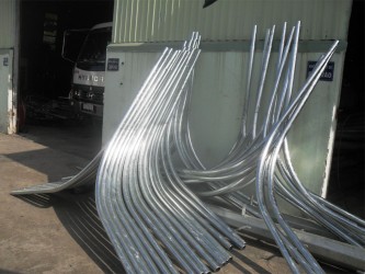 Cần đèn đôi mạ nhúng kẽm nóng