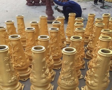 Trụ Gang Trang Trí